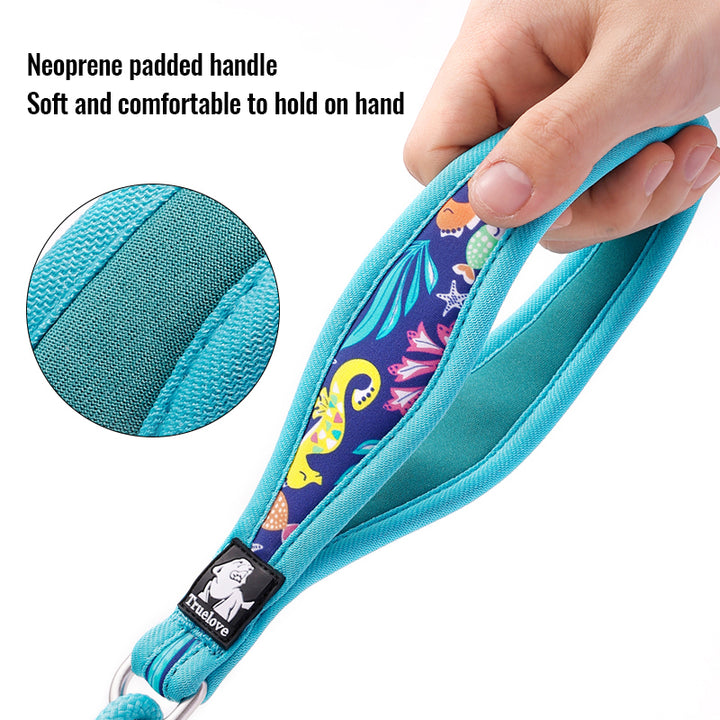 Trulove Braided Rope Dog Leash with Padded Handle – 4 ft / 6 ft (120cm/180cm)