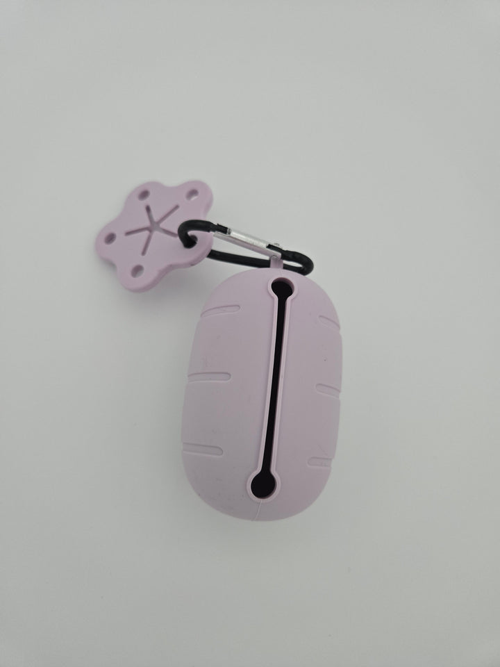 AnimalJerks™ Dog Poop Bag Dispenser – Silicone Holder with Paw Charm + 2 Free Rolls