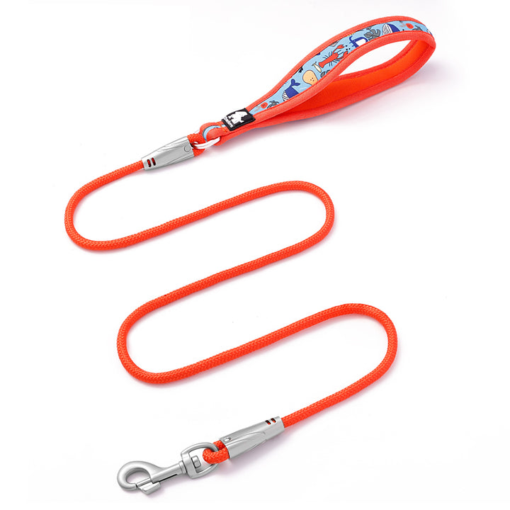 Trulove Braided Rope Dog Leash with Padded Handle – 4 ft / 6 ft (120cm/180cm)